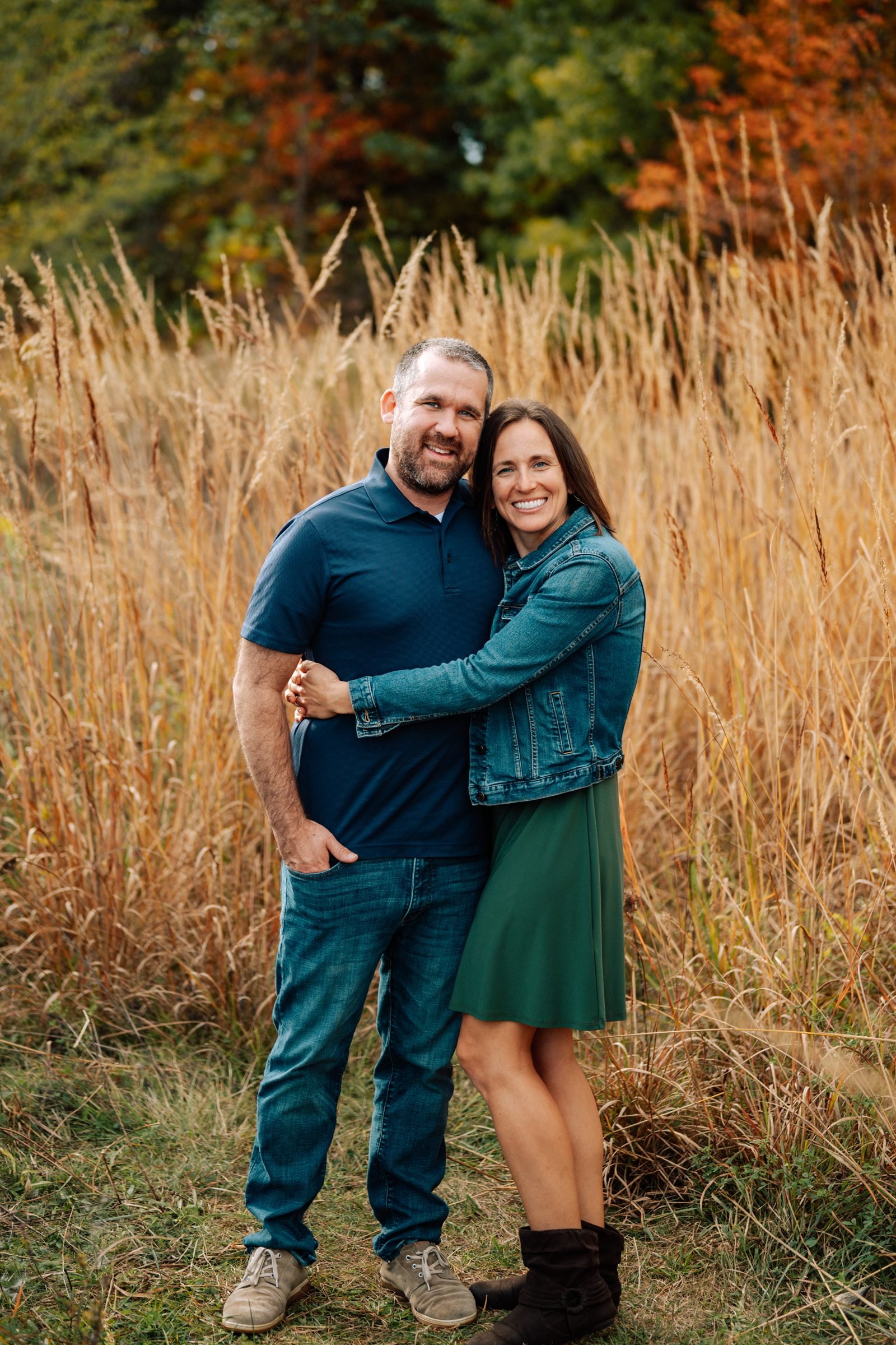 Shaun Hardie and his wife, Ashley, standing together outdoors